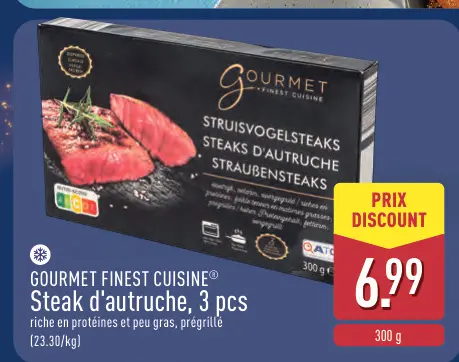 Offre: Steak d'autruche
