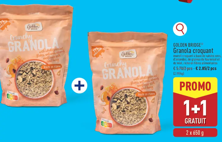 Offre: Granola croquant