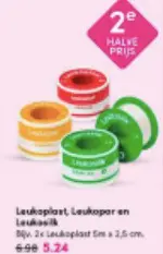 Aanbieding: Leukoplast, Leukopor en Leukosilk