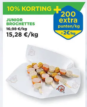 Aanbieding: Junior brochettes