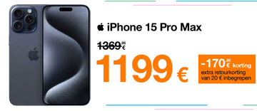 Aanbieding: iPhone 15 Pro Max