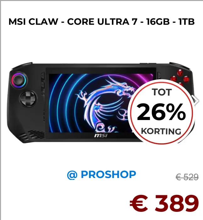 Aanbieding: Claw