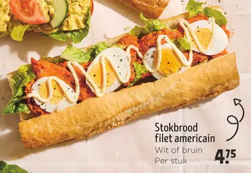 Aanbieding: Stokbrood filet americain