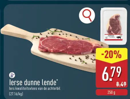 Promotie: Ierse dunne lende