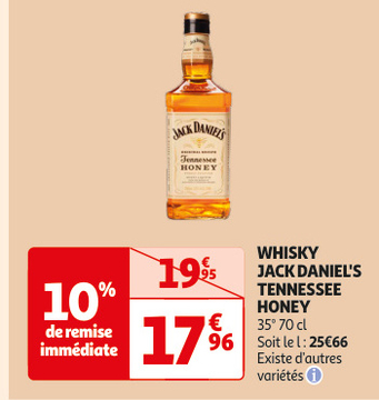 Aanbieding: WHISKY JACK DANIEL'S TENNESSEE HONEY