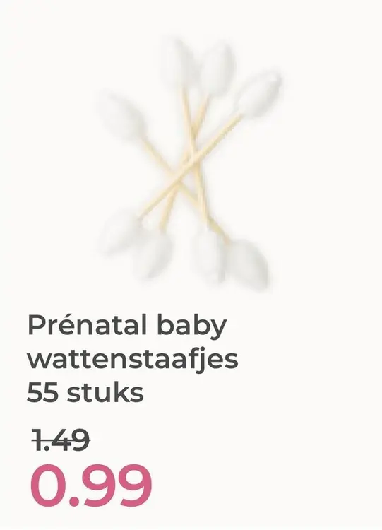 Aanbieding: Baby wattenstaafjes