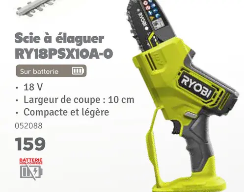 Offre: Scie à élaguer RY18PSX10A-O