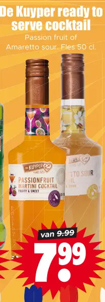 Aanbieding: De Kuyper ready to serve cocktail