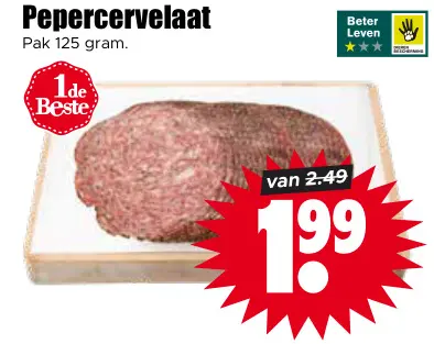 Aanbieding: Pepercervelaat