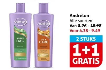 Aanbieding: Andrélon Shampoo