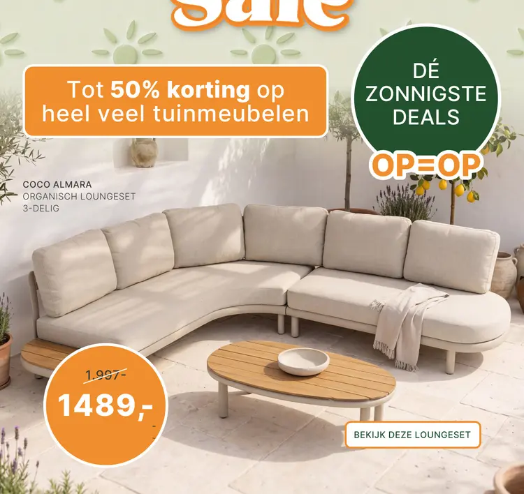 Aanbieding: Coco almara organisch loungeset
