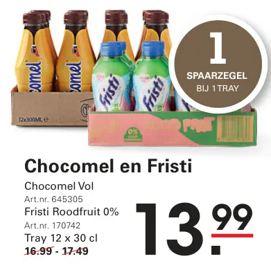 Aanbieding: Chocomel en Fristi