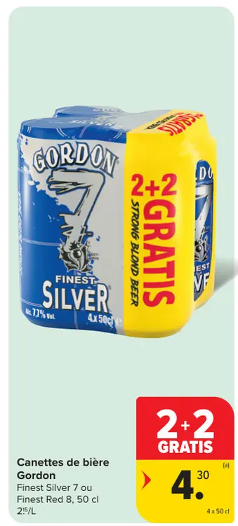 Offre: Canettes de bière