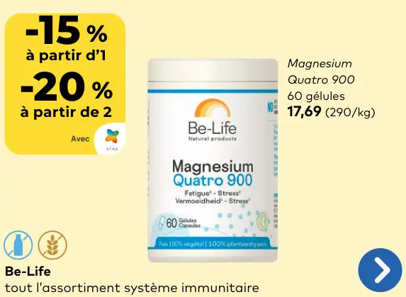 Offre: Be-Life tout l'assortiment système immunitaire