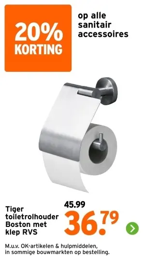 Aanbieding: Alle sanitair accessoires