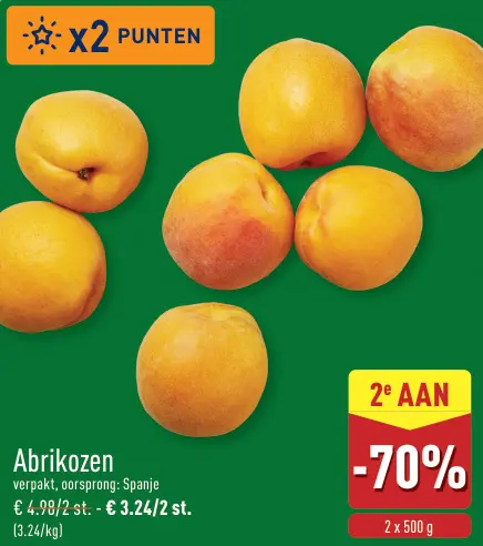 Promotie: Abrikozen