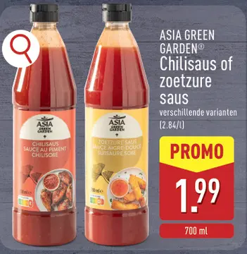 Aanbieding: Chilisaus of zoetzure saus