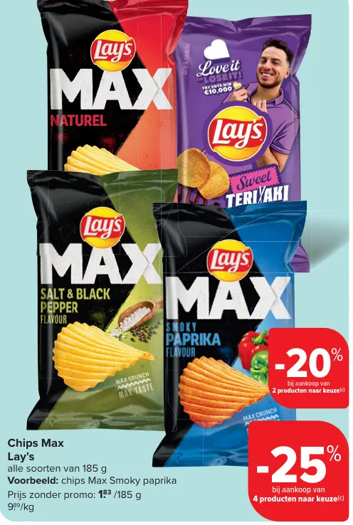 Promotie: Chips Max