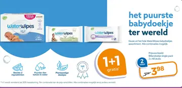 Aanbieding: WaterWipes babydoekjes