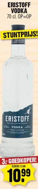 Aanbieding: Eristoff vodka