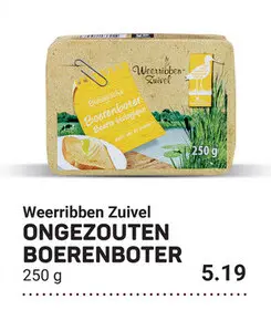 Aanbieding: Ongezouten boerenboter