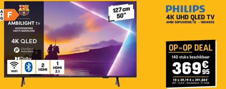 Promotie: Philips 4k uhd qled tv