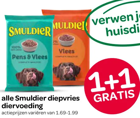 Aanbieding: Diepvries diervoeding