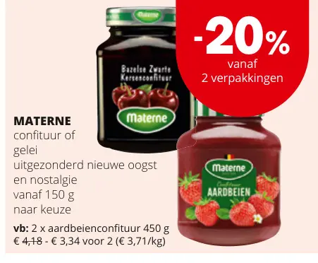 Promotie: confituur of gelei