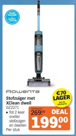 Aanbieding: Stofzuiger met XClean dweil