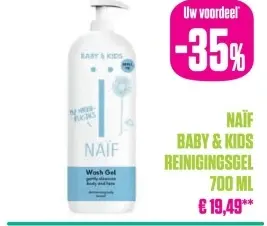 Promotie: Naïf baby & kids reinigingsgel