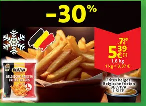 Offre: Frites belges Belgische frieten