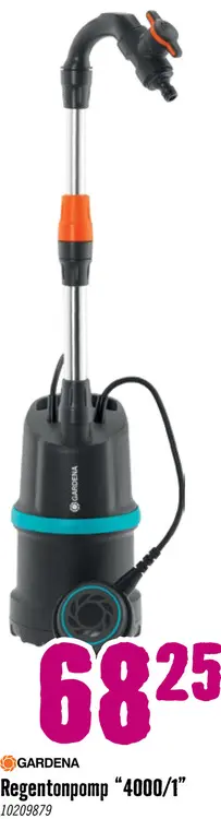 Aanbieding: GARDENA Regentonpomp, 4.000 l/u **cashback**