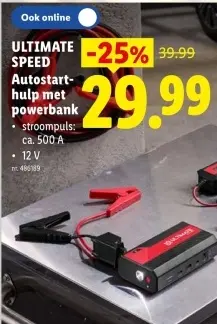 Promotie: Autostarthulp met powerbank