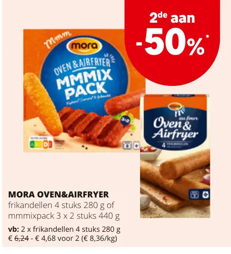 Promotie: OVEN&AIRFRYER frikandellen of mmmixpack
