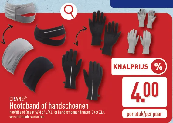 Promotie: Hoofdband of handschoenen
