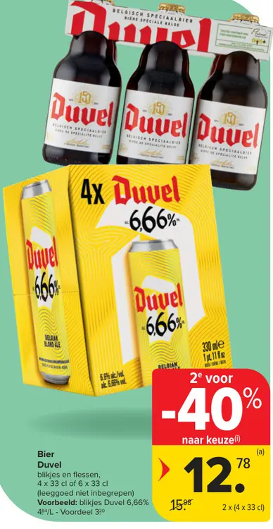 Aanbieding: Bier Duvel