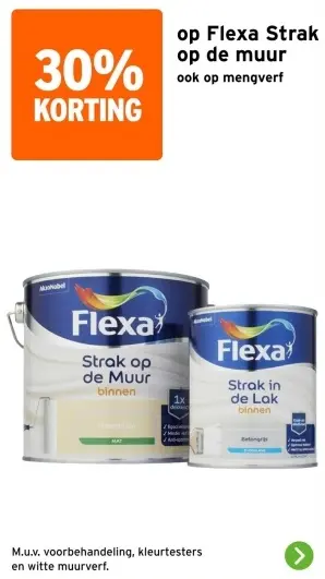 Aanbieding: Strak op de muur