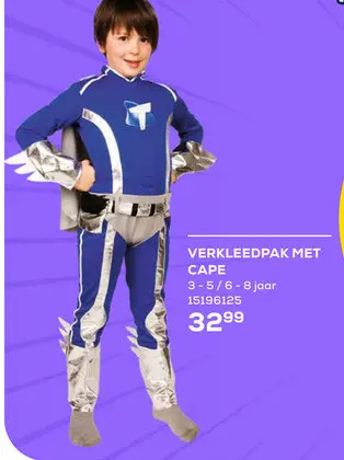 Promotie: Verkleedpak met cape
