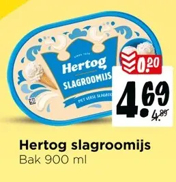Aanbieding: Hertog slagroomijs