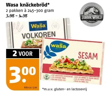 Aanbieding: Wasa knäckebröd
