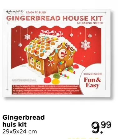 Promotie: Gingerbread huis kit