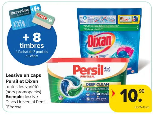 Offre: Lessive en caps