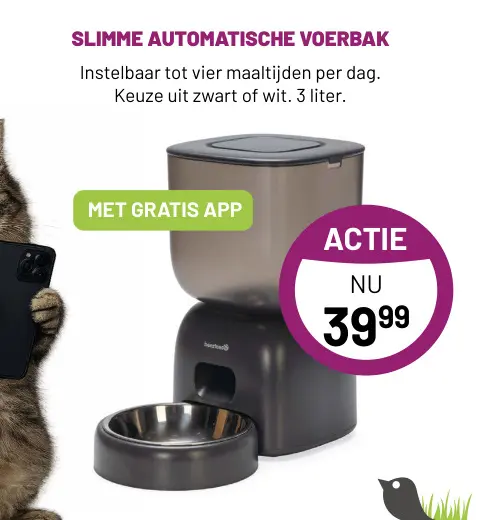 Aanbieding: Slimme automatische voerbak