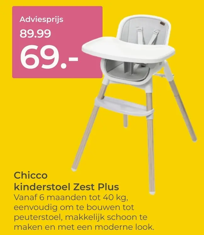 Aanbieding: Chicco kinderstoel Zest Plus