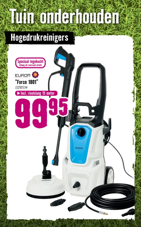 Aanbieding: Hogedrukreiniger Force 1801