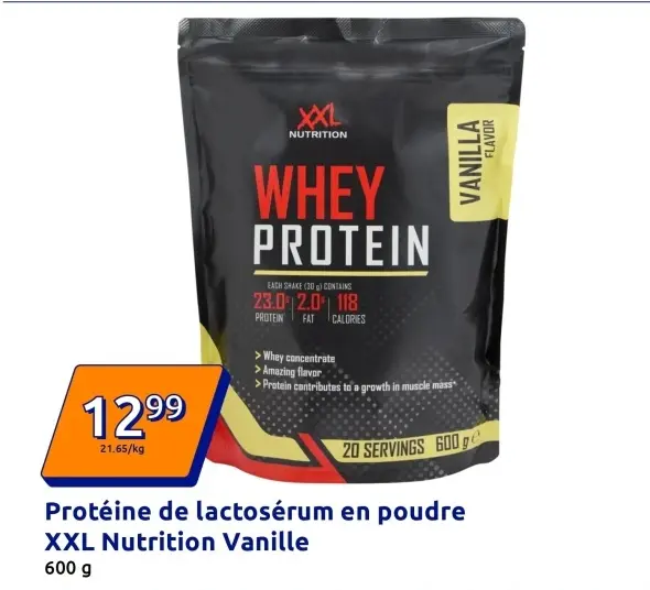 Offre: Protéine de lactosérum en poudre