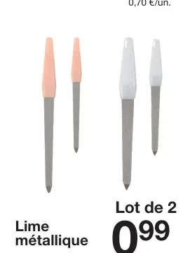 Offre: Lime métallique