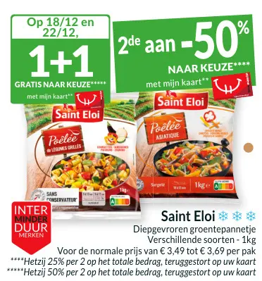 Promotie: Diepgevroren groentepannetje