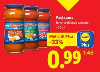 Aanbieding: Pastasaus