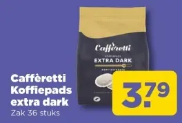 Aanbieding: Koffiepads extra dark